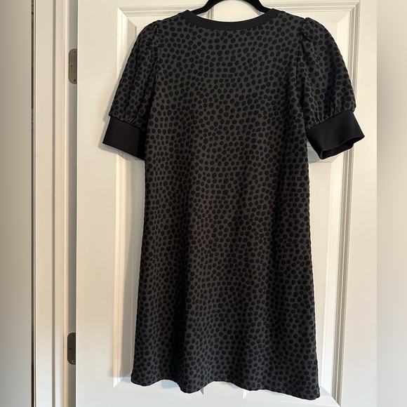 Grey and Black Polka Dot Sweater Dress NWOT - Picture 4 of 4